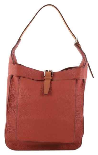 Hermes Marwari Handbag Pm Rust Clemence Shoulder Bag