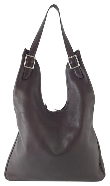 Hermes Massai Pm Brown Leather Shoulder Bag