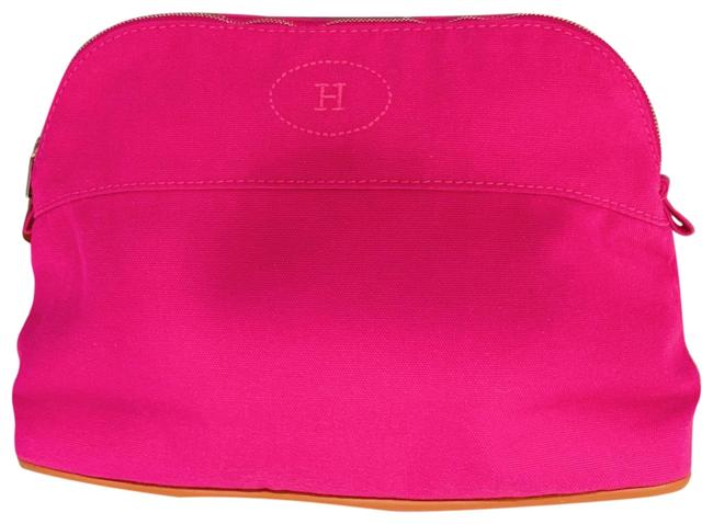 Hermes Mini Travel Case Fushia Clutch