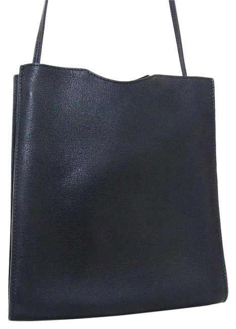 Hermes Crossbody Onimaitou Pochette Black Leather Shoulder Bag