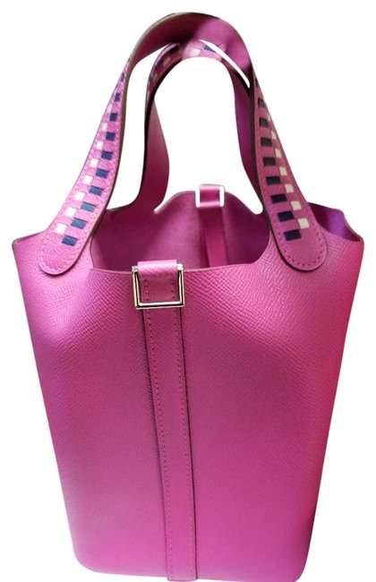 Hermes Picotin 18 Magnolia Shocking Pink Epsom Tote