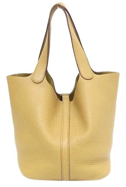 Hermes Picotin Lock Tan Leather Hobo Bag