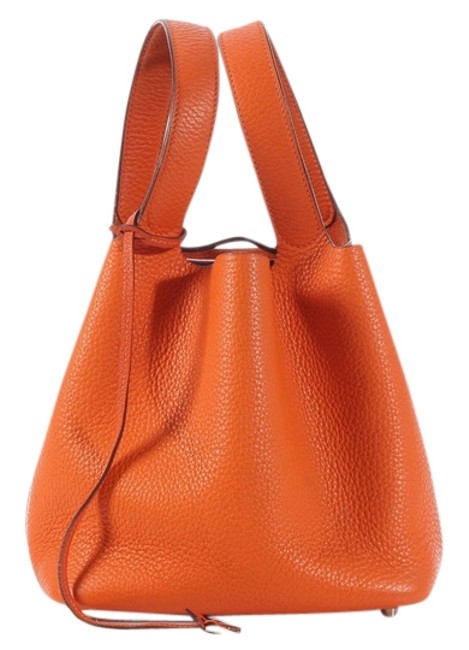 Hermes Picotin Orange Tote
