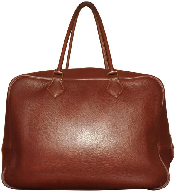 Hermes Plume 32 Dustbag Sturdy &amp; Loved Brown Leather Satchel