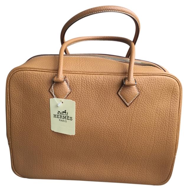 Hermes Plume Sand Leather Tote