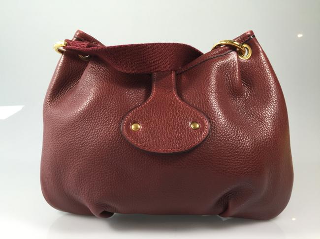 Hermes Shoulder Rodeo Burgandy Cross Body Bag