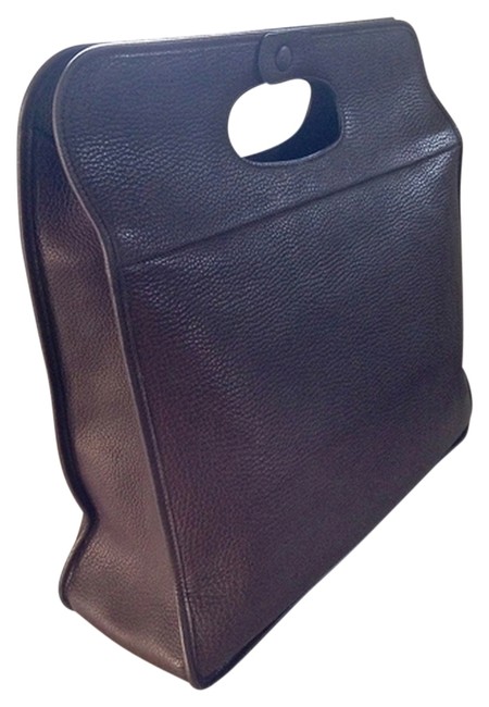 Hermes Sac De Poignee Brown Leather Tote