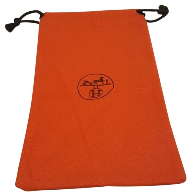 Hermes Small Accessories Dust Orange Heavy Cotton Satchel