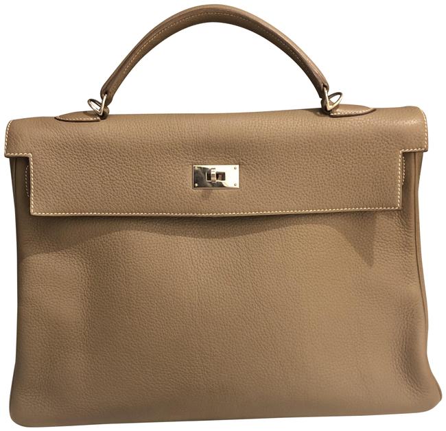 Hermes So Kelly Kelly Etoupe Leather Cross Body Bag