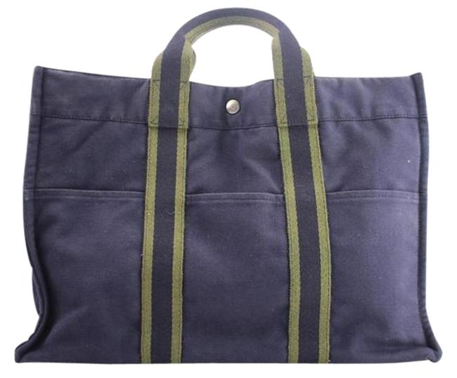 Hermes Stripe Tote 159hera104 Satchel