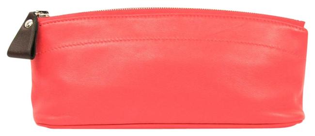 Hermes Tohubohu Pm Women's Pouch Rose Jaipur Leather Clutch
