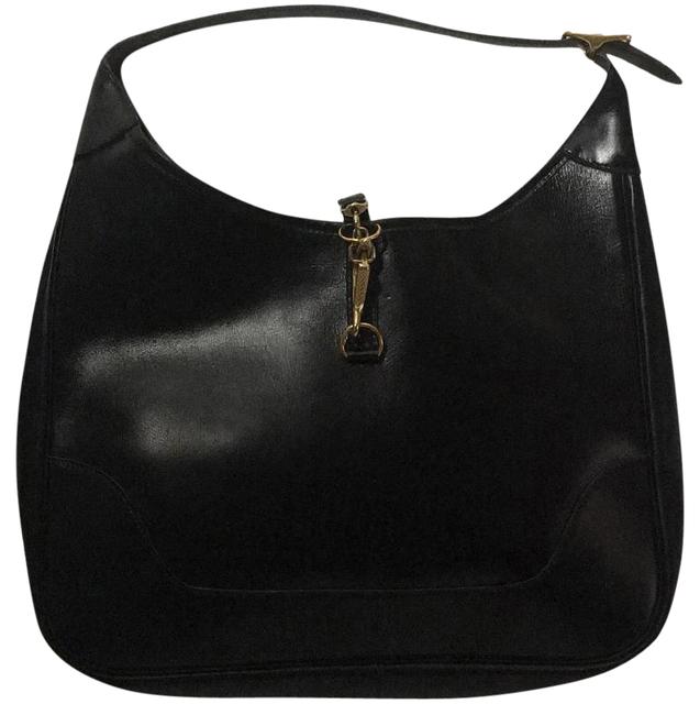 Hermes Box Trim 31 Black Leather Shoulder Bag