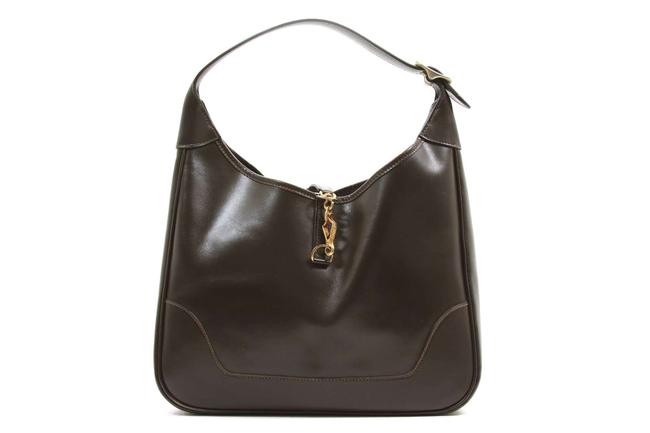 Hermes Trim Chamonix 31cm Brown Leather Hobo Bag