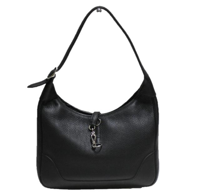 Hermes Shoulder Trim Palladium Hardware 31 Black Togo Leather Hobo Bag