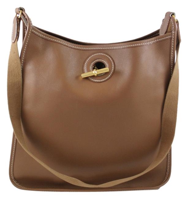 Hermes Vespa Pm Brown Satchel
