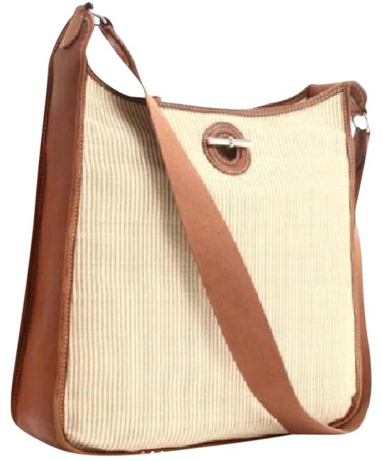 Hermes Vespa Hobo Toile 213396 Shoulder Bag