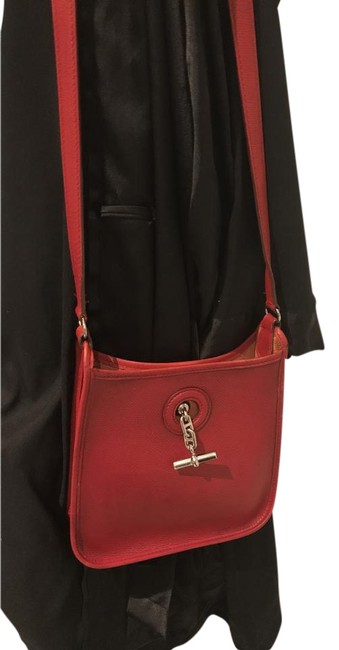 Hermes Vespa Tpm Red Epsom Cross Body Bag