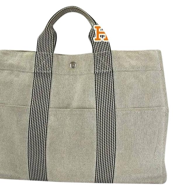 Hermes White Tote Shoulder Bag