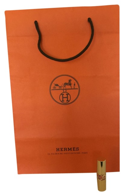 Hermes With Ribbon Orange Paper Tote