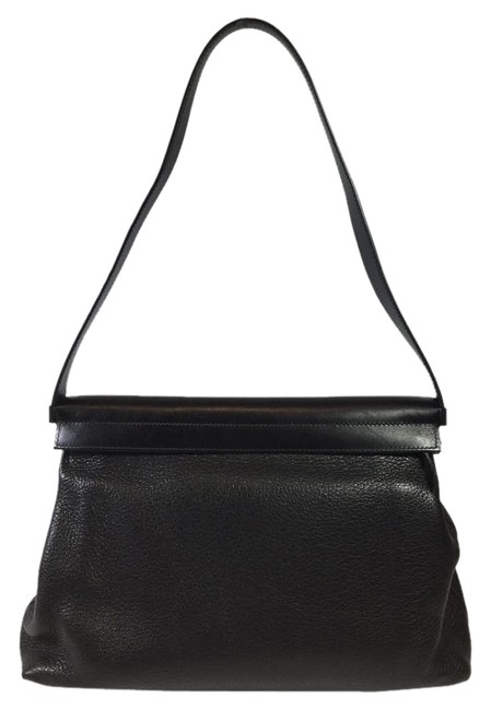 Hermes Yeoh Black Leather Shoulder Bag