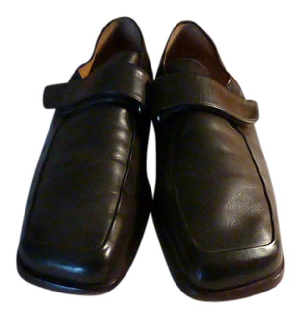 Hermes Black Italy Flats     Narrow Aa, N