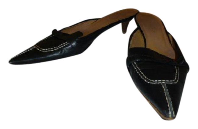 Hermes Black Italy MulesSlides      