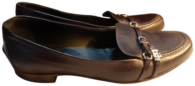 Hermes Black Loafers Italy Flats      