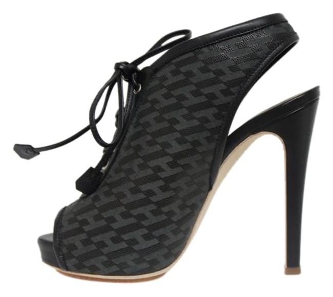 Hermes Black New Garrigue Nappa Pumps    