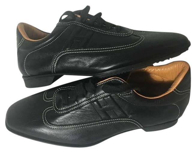 Hermes Black New Leather Sneakers     Narrow Aa, N
