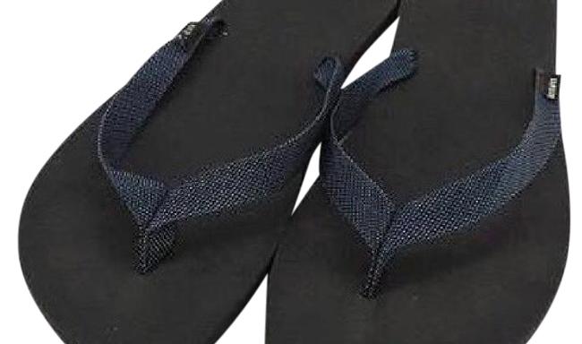 Hermes Blue H Flip Flop Unisex Lbslm121 Sandals    