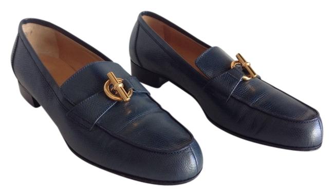 Hermes Blue Loafer