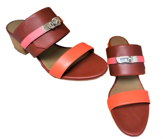 Hermes Burgundy Ovation Sandals      