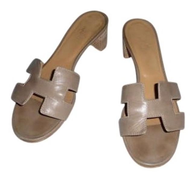 Hermes Leather Sandals  