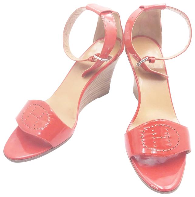 Hermes Orange H Legend Sandals      