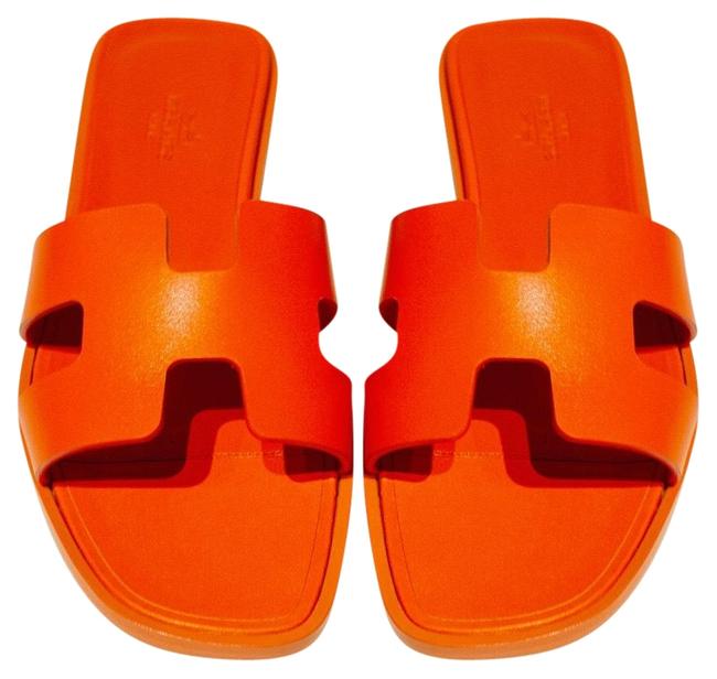 Hermes Orange Sandals      