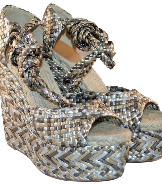 Hermes Rare Gold  Silver Wedges      