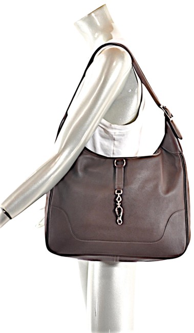 Hermes Trim Guaranteed 35 Chevre Brown Leather Satchel