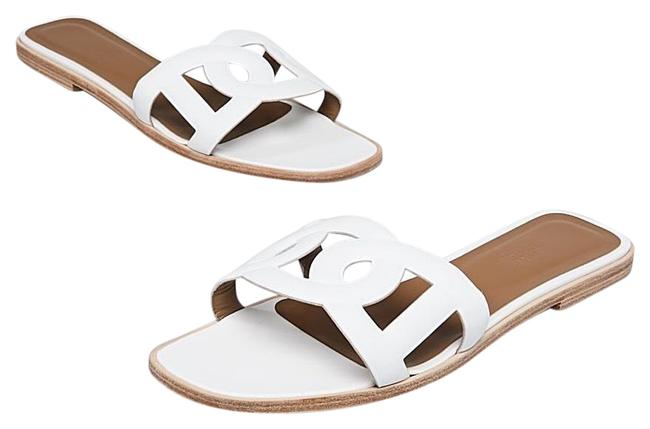 Hermes White Omaha Flats      