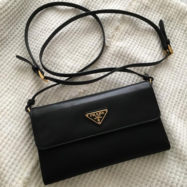 Prada 1m1437 Black Tessuto Soft Ca Cross Body Bag