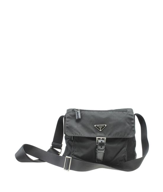 Prada B5469f 177241 Black Nylon Cross Body Bag