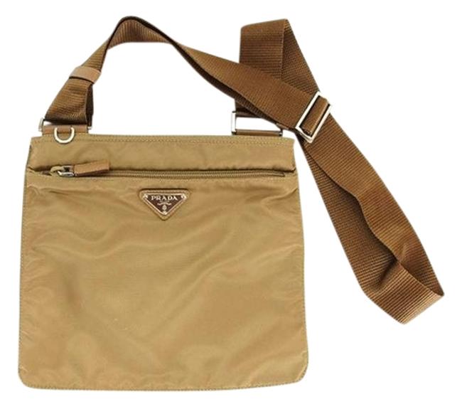 Prada Beige Nylon Cross Body Bag