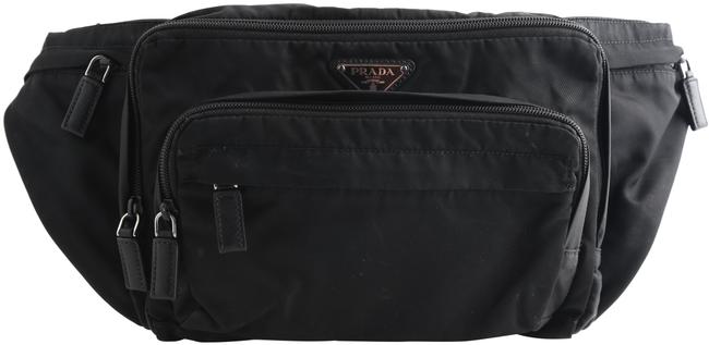Prada Belt Black Nylon Cross Body Bag