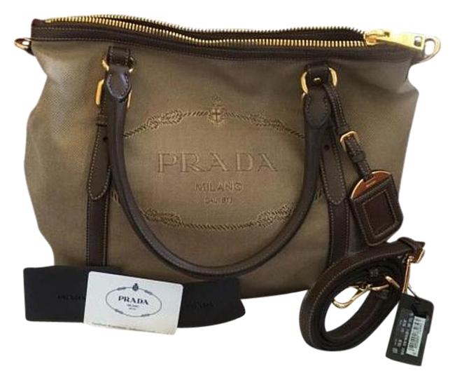 Prada Biege Material Cross Body Bag