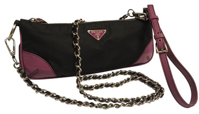 Prada Blackpurple Cross Body Bag