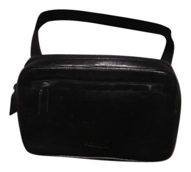 Prada Black Calfskin Fanny Pack Cross Body Bag