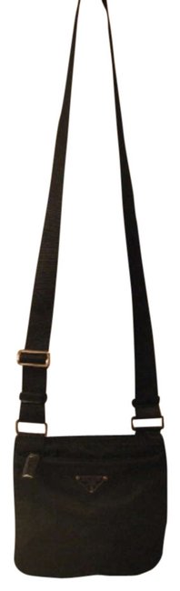 Prada Black Microfiber Cross Body Bag