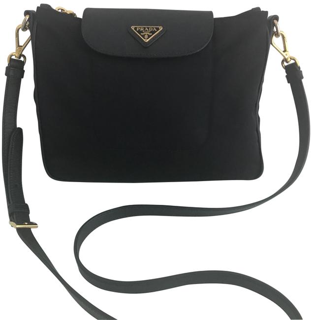 Prada Black Synthetic Cross Body Bag
