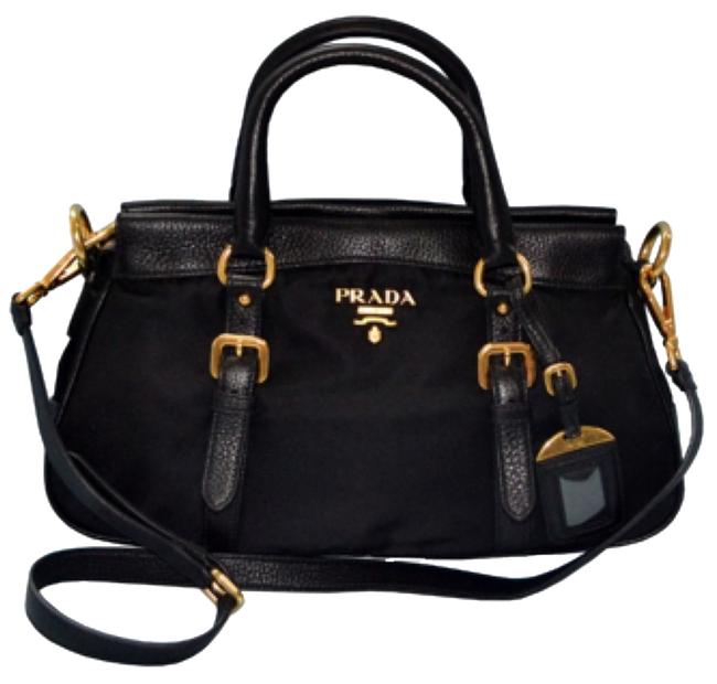 Prada Bn1840 Black Cross Body Bag