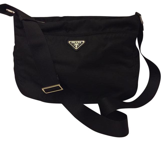 Prada Bt0421 Nero Vela Cross Body Bag