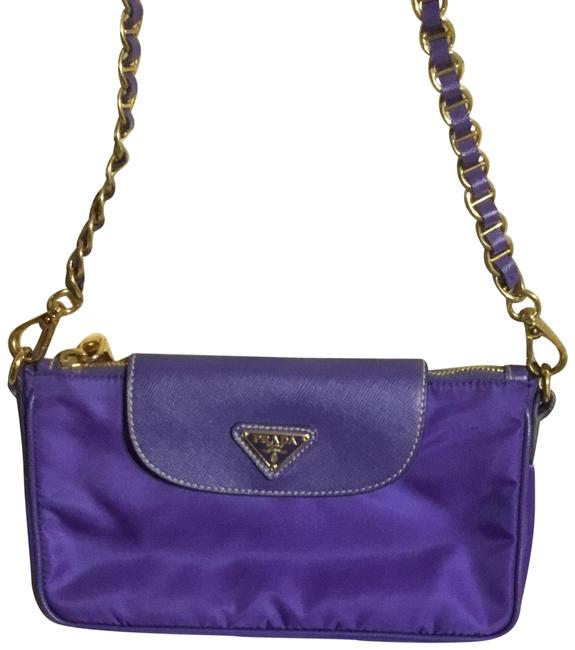 Prada Bt0779 Giacinto Tessuto + Saffian Cross Body Bag